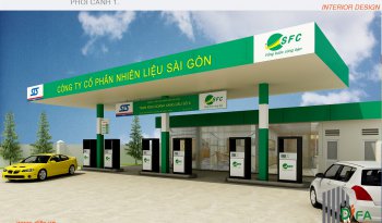 BẢNG HIỆU TRẠM XĂNG DẦU SFC
