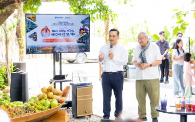 DIỆP GIA ĐỒNG HÀNH TIMCORP ĐỂ CÙNG "NGHE DÒNG SÔNG MEKONG KỂ CHUYỆN