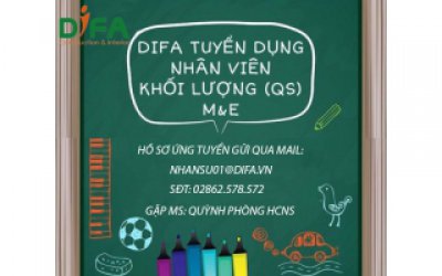 NHÂN VIÊN KHỐI LƯỢNG (QS) M&E