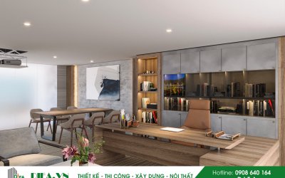 THIẾT KẾ THI CÔNG NỘI THẤT VĂN PHÒNG TẠI DIFA