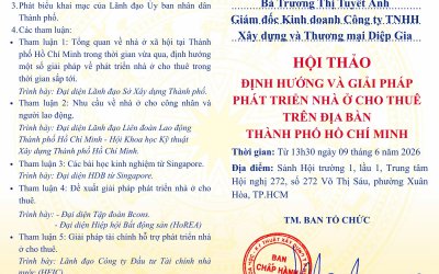 Định hướng và giải pháp phát triển nhà ở cho thuê trên địa bàn Thành phố Hồ Chí Minh