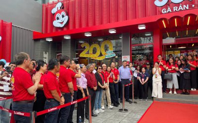 Xin chúc mừng Jollibee Việt Nam đã đạt được cột mốc quan trọng với việc khai trương cửa hàng thứ 200