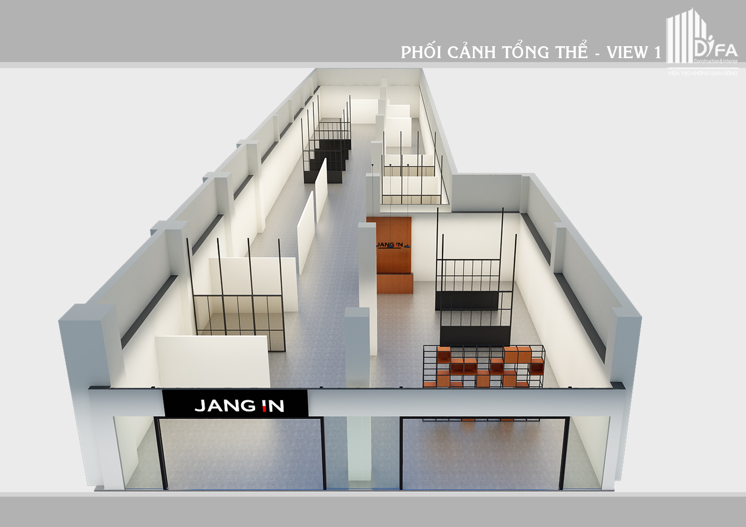 Thi công showroom đẹp - Hoàn thành showroom Jang In Time City Hà Nội | Diệp Gia