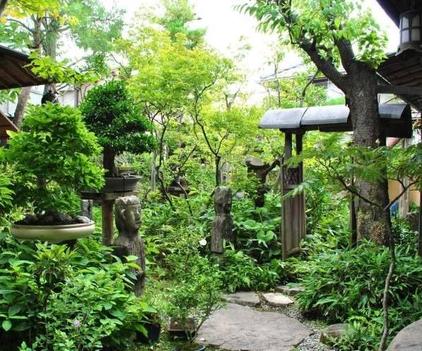 Không gian đẹp - trang trí vườn cực đẹp với cây bonsai